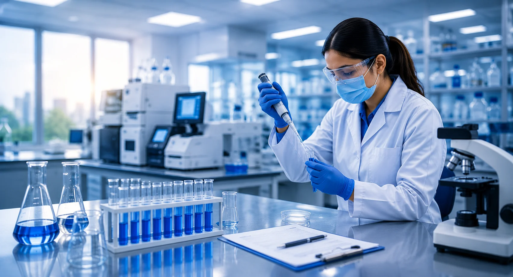 General laboratory testing image